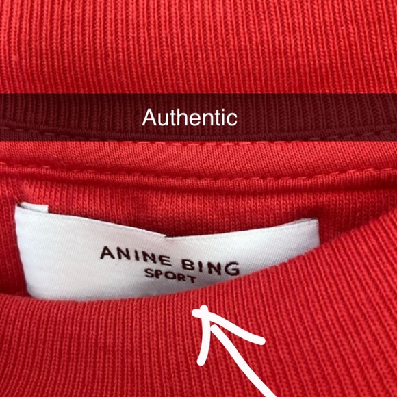 BUYERS BEWARE Anine Bing Tees, Hoodies, Sweatshirts, Shorts, Sweatpants FAKES - Picture 13 of 13